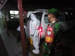TNI POLRI Kembali Kawal Pemulasaran Jenazah Yang Diduga Terpapar Virus Covid-19 Di Kota Langsa