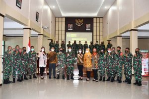 Korem 081/DSJ Terima Sosialisai Perjanjian Kerjasama TNI AD-BTN