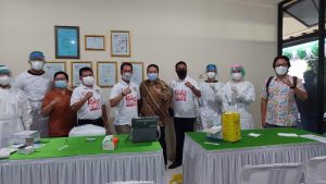 Ikastara Berkolaborasi Mensukseskan Vaksinasi COVID-19 Lansia Dan Pra-Lansia Di Kudus, Jawa Tengah