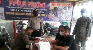 Antisipasi Penyebaran Covid, Polsek Kebayoran lama Galakan OPS Yustisi Penertiban