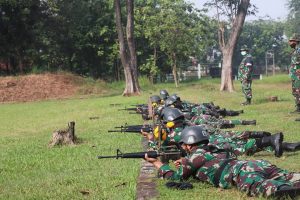 Memelihara Kemampuan menembak Para Prajurit Korem 051/Wkt, Latihan Ini Dilaksanakan Setiap Triwulan
