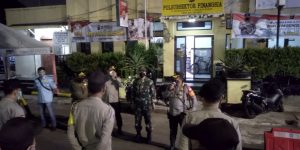 Danramil 01/TS Bersama Kapolsek Tamansari Pimpin OPS Yustisi Dan Patroli Wilayah