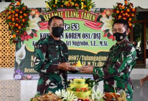 Surprise Untuk Sang Komandan Dari Para Perwira dan Stafnya Di Hari Ulang Tahun Nya Yang Ke-53