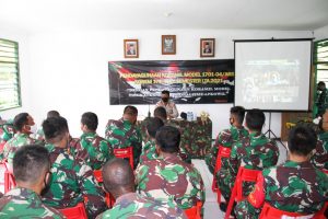 Korem 172/PWY Tingkatkan  SDM Apkowil Melalui Pendayagunaan Koramil Model