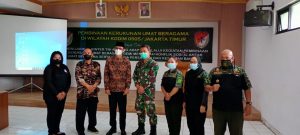 Ciptakan Kerukunan Umat Beragama, Kodim 0505/JT Gelar Pembinaan
