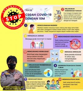 Polsek Tambelang : Protokol Kesehatan Baru 10 M Wajib Diterapkan