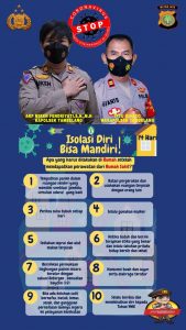Kapolsek Tambelang : Isolasi Diri Bisa Mandiri, Simak Caranya