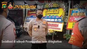 PPKM Darurat Dimulai Besok, Kapolsek Pesanggrahan Sosialisasi Masyarakat Gunakan Pengeras Suara