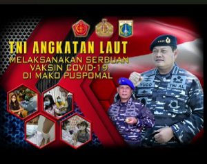 TNI Angkatan Laut Puspomal Segera Gelar Serbuan Vaksin Serentak di Mako Puspomal Kelapa Gading