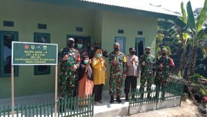 Brigjen TNI Sasongko dan Dandim 0608 Apresiasi Warga Desa Ciandam, Atas Guyub Bersama Dengan Mengsukseskan Program TMMD Ke – 111