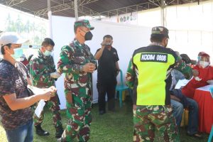 Kodim 0808/Blitar Gelar Serbuan Vaksin Masal