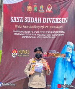 Polsek Tambelang Gelar Kegiatan Vaksin di Pondok Pesantren Nurul Inayah Desa Sukarapih