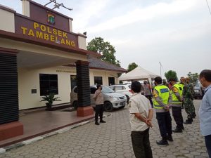 Polsek Tambelang Gelar Apel Gabungan untuk Pemantapan Penerapan PPKM Darurat
