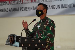 Korem 162/WB Jalin Silaturahmi Dengan Aparat Pemerintah, Bangun Imunitas Bangsa Untuk NKRI