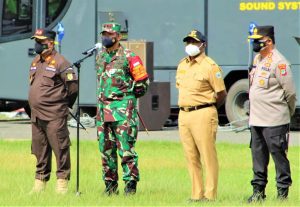 Apel Gabungan Pengetatan PPKM Darurat, Pangdam XVIII/Kasuari Ingatkan Papua Barat Masuk Status Waspada