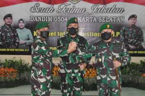 Danrem 051/Wijayakarta Pimpin Sertijab Dandim 0504/Jakarta Selatan