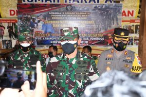 Tindak Lanjut PPKM Level 4, Danrem 081/DSJ : Tetap Tenang, Pemerintah Tahu Yang Terbaik