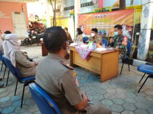 Danramil 02/TB Bersama Camat Tambora Pimpin Rapat Koordinasi Rencana Pelaksanaan Vaksin Massal