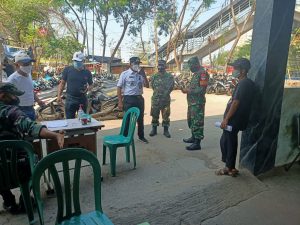 Serbuan Vaksin Koramil 02/TB Bersama Tiga Pilar Dengan Target 500 Orang