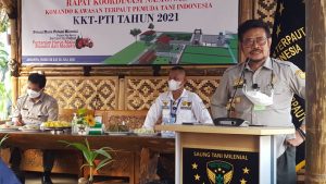 Kordinator KKT – PTI (Daenk Jamal) Menyambut Kedatangan MENTAN dan DIRJEN Pertanian Bidang Pangan