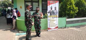 Bhakti Untuk Negri, Koramil 06/Cakung Sukseskan Vaksinasi Massal