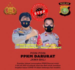 PKM Darurat, Kapolsek Tambelang: Pembatasan Aktivitas Warga Tambelang Akan Lebih Ketat