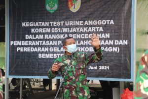 KOREM 051/WKT Selenggarakan Kegiatan Sosialisasi P4GN Sebagai Upaya Pencegahan Dini Terhadap Bahaya Narkoba