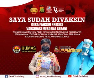 Badan POM Mengizinkan Pengunaan Vaksin Astra Zeneca, Kapolsek Tambelang: Warga Tidak Perlu Takut