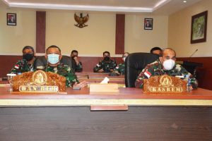 Danrem 172/PWY Terima Arahan Presiden Dalam Rapat Evaluasi PPKM di Luar Jawa-Bali