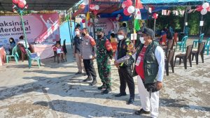 Vaksinasi Merdeka Tahap I Dilakukan Polsek Bojonggede Di Desa Bojonggede