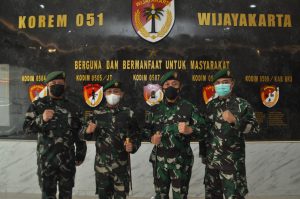Brigjen TNI R.Sidharta Wisnu Graha, S.E., Pimpin Tradisi Korps Raport Perwira Korem 051/Wkt