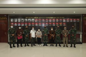 Dalam Penanganan Covid – 19 di Papua, Kodam XVII/Cenderawasih Terima Tim Lintas Kedeputian KSP