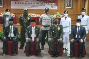 Dandim 0913/PPU Hadiri Pengukuhan Paskibraka Kabupaten PPU TA 2021