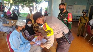 Vaksinasi Ke II Dilakukan Bagi Masyarakat Raga Jaya