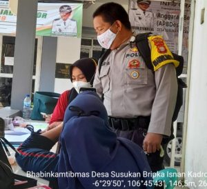 Pelaksanaan Tracing Covid Oleh Personil Polsek Bojonggede