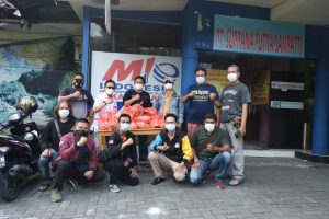 Media Independent Online, Jakbar Peduli Salurkan Bantuan Sembako Untuk Jurnalis