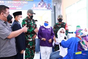 Ribuan Pelajar Antusias Ikuti Serbuan Vaksinasi Pelajar Oleh Kodim 0608/Cianjur