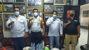 Kedatangan para Pengurus KSB MIO Jakbar disambut Baik Oleh Kater Terminal Kalideres, Revi Zulkarnaen