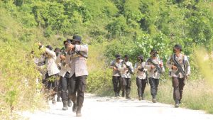 FPU 3 MINUSCA Hadapi Konflik Antar Distrik, Teror dan Lemparan Granat di Jalan Juang