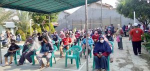 Kegiatan Vaksinasi Massal Tahap 1 Untuk Masyarakat Desa Cimanggis