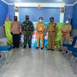 Koramil 06 Gondang Monitoring Pelaksanaan Vaksin-19