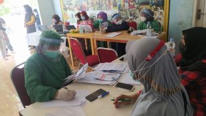 Kegiatan Vaksinasi Massal Tahap ke 2 Untuk Masyarakat Desa Raga Jaya