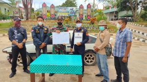 Sinergitas Satgas Yonif 144/JY Mengamankan Mobil Sedan Jenis Toyota di Jalur Non Prosedural Perbatasan