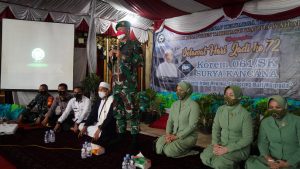 Peringatan HUT ke- 72 Korem 061/SK Diwarnai Berbagai Kegiatan Sosial di Masa Pandemi Covid – 19