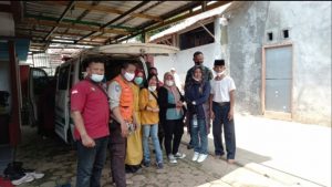 Vaksinasi Door To Door Masyarakat Berkebutuhan Khusus Desa Ragajaya Kec. Bojonggede Kab. Bogor