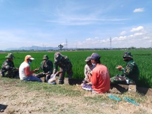 Santap Pisang Rebus Jalin Keakraban di Tengah Pelaksanaan Pra TMMD Reg 112 Di Desa Majasto