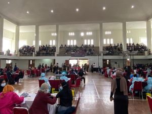 3.000 Mahasiswa Malang Raya Tertib Ikuti Vaksinasi yang Digelar Aliansi Mahasiswa Nasional