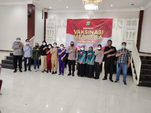 Kegiatan Vaksin Presisi Gerai 3 Polsek Bojonggede Tahap 1 Desa Rawapanjang Kec. Bojonggede Kab. Bogor