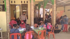 Kegiatan Vaksin Presisi Tahap 1 di Gerai Yang Berlokasi Di 5 RW Wilayah Desa Waringinjaya