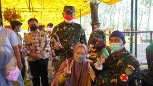 Centra Wisata Taman Matahari Puncak Menjadi Target Sebuan Vaksinasi Korem 061/Sk